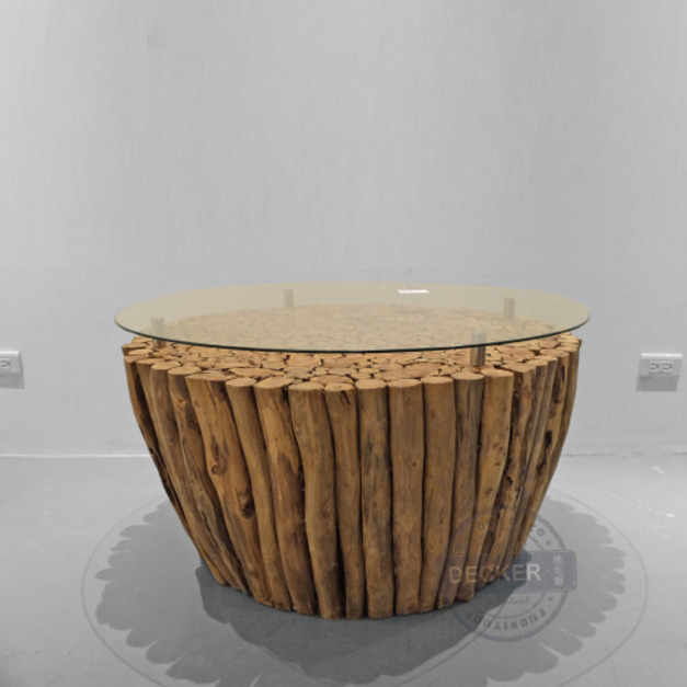 盤古茶几 A款 - 森林系印尼柚木家具 原生態原木家居 Teak