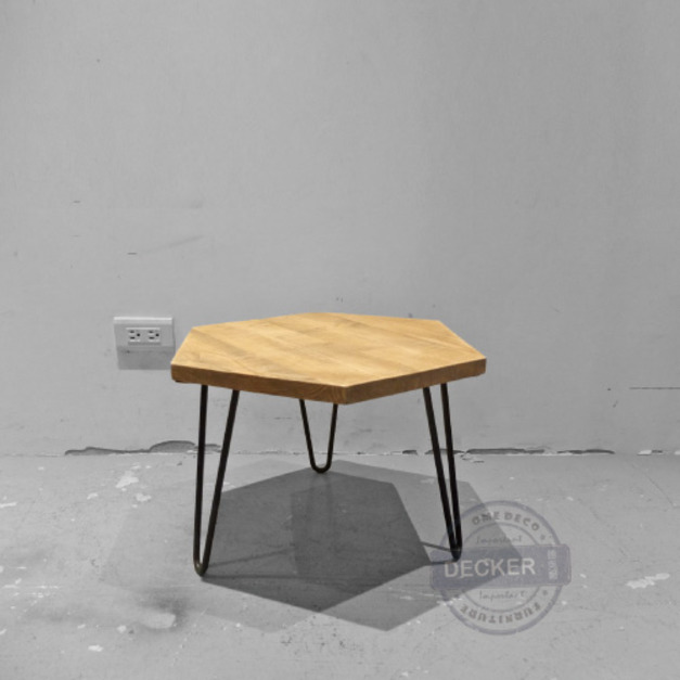 六角小桌 50cm (訂製款) -簡約工業風格 復古餐桌 工業設計