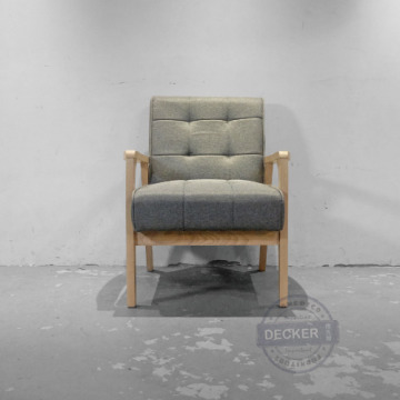  K chair 單人 (灰布) - 經典設計沙發 百搭設計