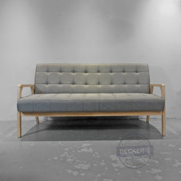 K chair 三人 (灰布) - 經典設計沙發 百搭設計款