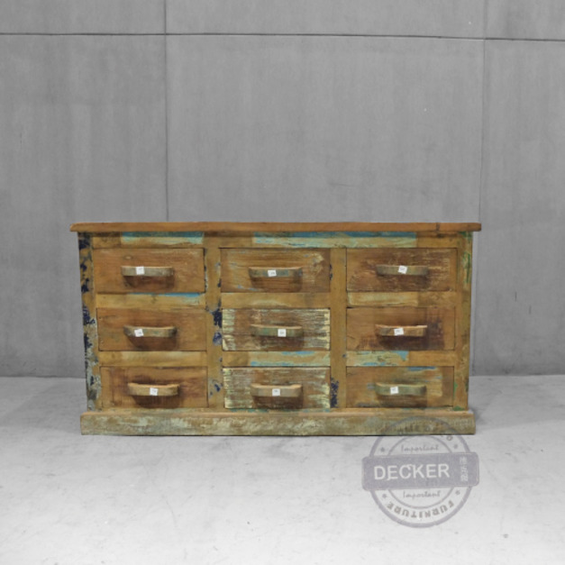 [Last] 九宮格收納櫃 - Loft老件家具 復古工業風 實木家具