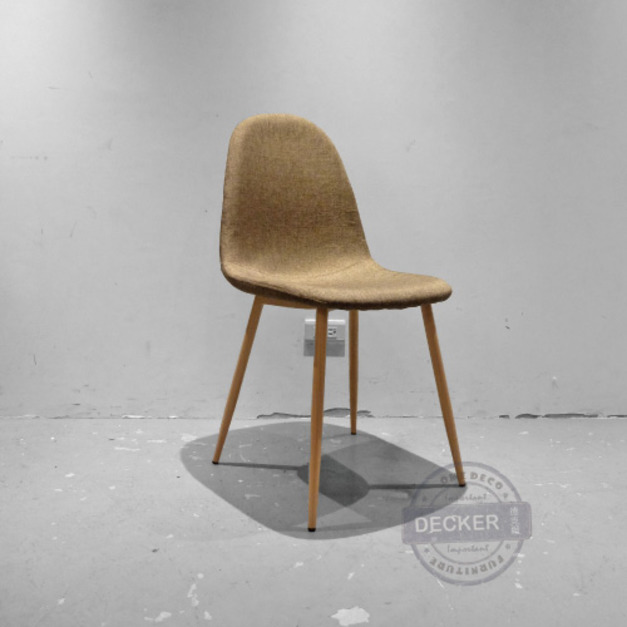 小包餐椅 (綠麻布) - Nordic 北歐簡約家具 麻布軟墊