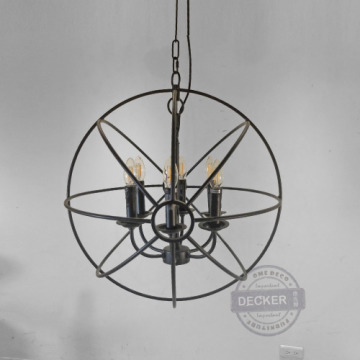 [Last] Loft古代燈飾 鐵藝圓環吊燈 - 55cm