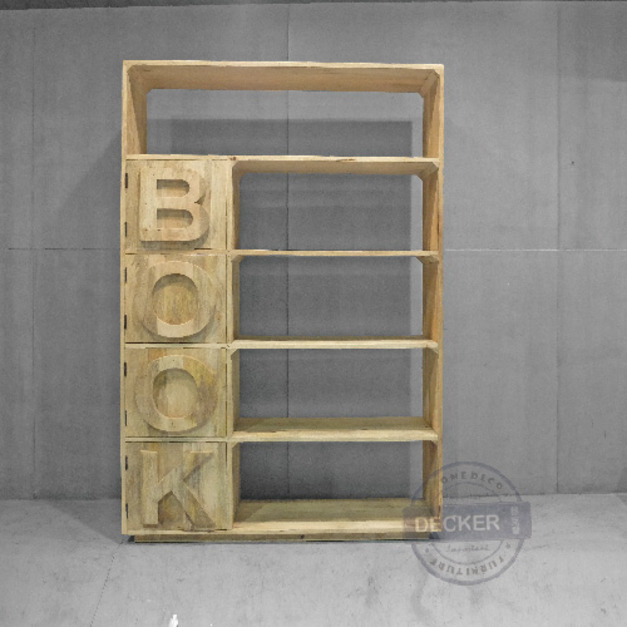 BOOK層架 - 全實木工業 開放收納 印度家具