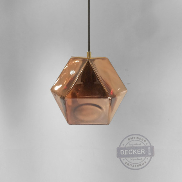 多爾金吊燈 (玫瑰金/煙燻/白) -夢幻琉璃 現代設計燈飾