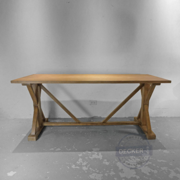 法式鄉村餐桌 180cm - Vintage法式復古風 實木長桌