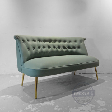 艾爾芙沙發 雙人 (綠) - 古典奢華風格 法式小沙發 家飾家具