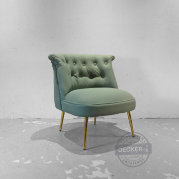 艾爾芙沙發 單人 (綠) - 古典奢華風格 法式小沙發 家飾家具