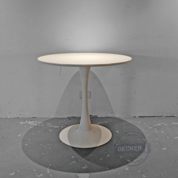 鬱金香桌 80cm - 純白設計家具 洽台桌 小圓餐桌