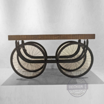 四輪腳踏車邊几 - 英式復古家具 Vintage老時光收納