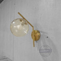 泰恩壁燈 (透/琥珀/奶白) - 奢華金色燈飾 高雅空間照明_2