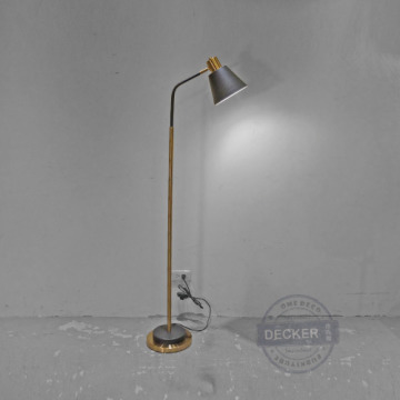 托勒落地燈 (黑/白) - 質感設計 優雅立燈 奢華金色