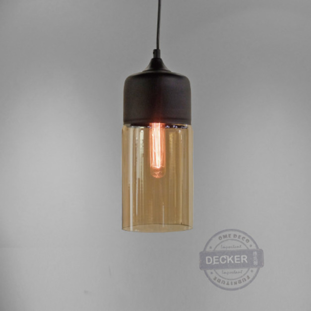 純粹吊燈 C款 - 北歐風燈飾 金屬玻璃混搭風