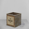 方型鐵罐 DREAM - Vintage復古家飾 道具擺飾 老式空間