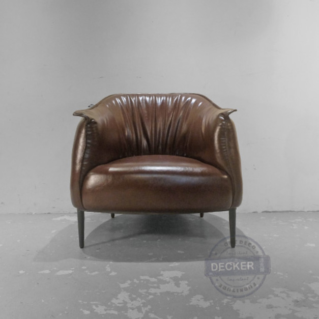 派大星沙發 (咖皮) - Vintage復古風情 老式懷舊風格