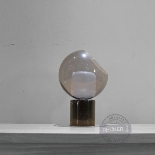 吉森桌燈 - 雙玻璃燈罩 藝術氣氛照明 浪漫家飾