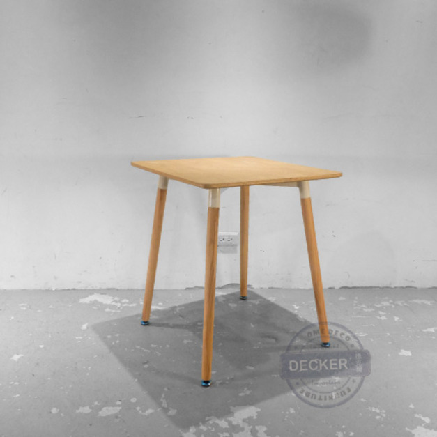 DSW木紋方桌 60/80 cm - 經典北歐風家具 簡約設計 洽談桌