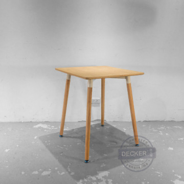 DSW木紋方桌 60/80 cm - 經典北歐風家具 簡約設計 洽談桌