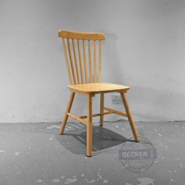 [特價] 溫莎線條椅 (原木) - Nordic Style 北歐風餐椅 設計空間家具