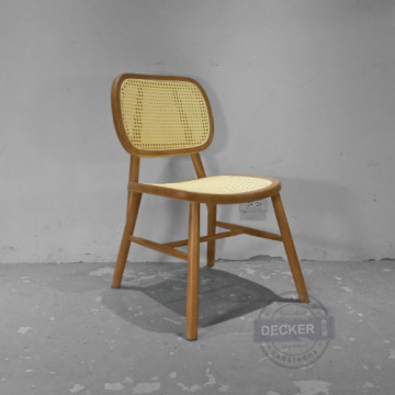 芮特休閒椅 (原/深) - 網狀編織 現代單人椅 藤編藝術