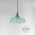澎澎裙吊燈 (藍/白/黃/粉/綠) - 藝術玻璃燈飾 柔美設計 浪漫家飾