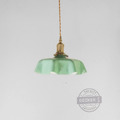 澎澎裙吊燈 (藍/白/黃/粉/綠) - 藝術玻璃燈飾 柔美設計 浪漫家飾_5