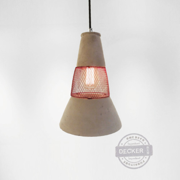 水泥吊燈 哈克A款 - Industrial Style 工地工業風格燈飾