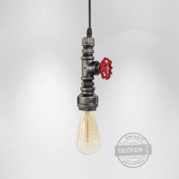 水管吊燈 - 工業風格 文創設計空間 仿舊鐵件燈飾