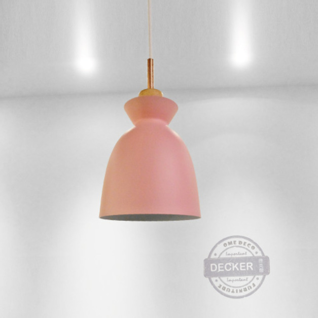 巴布卡吊燈 A款 (黃/粉/綠/灰) - 北歐空間 設計生活燈飾 清新色彩