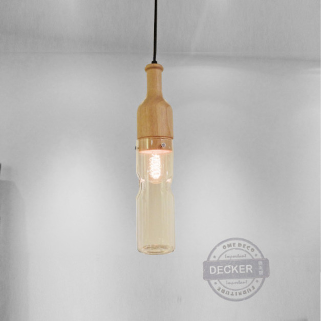 水瓶水吊燈 - 潮流設計空間 綠色設計燈飾 創意玻璃