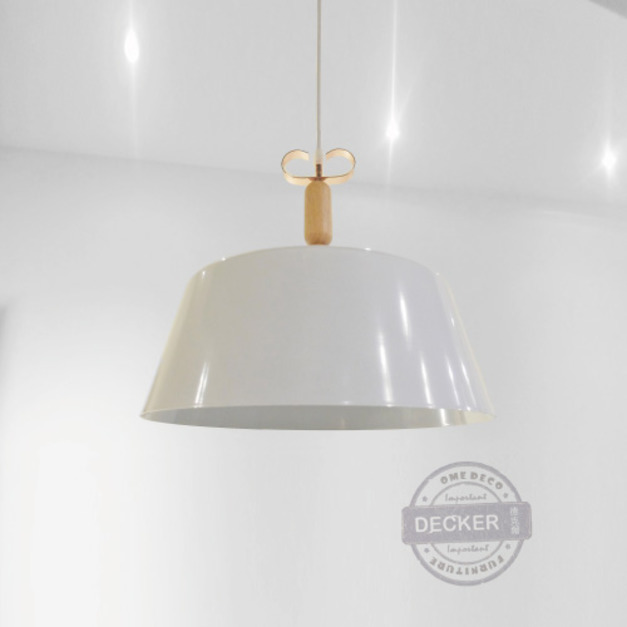 潘朵拉的吊燈 B款 (黑/白) - 可愛北歐風格燈飾 蝴蝶結設計 創意彩色空間