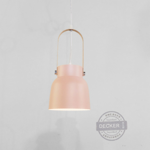 蘇莉吊燈 C款 (灰/白/粉/綠) - 北歐風燈飾 彩色鐵件 溫暖設計吊燈