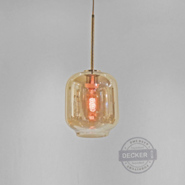 金石吊燈 中 - 藝術設計玻璃燈飾 奢華金色 氣氛照明