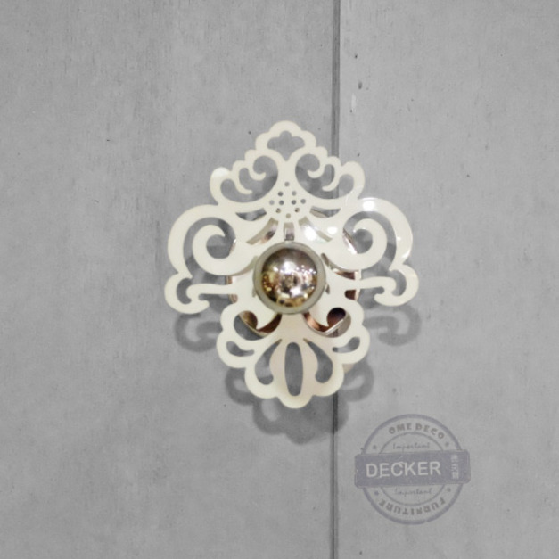 [Last] 無影花壁燈 (白) - 氣氛投影設計 無影燈具 經典老設計