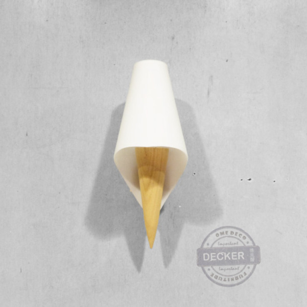 雪糕壁燈 - 北歐風格燈飾 奶白玻璃小壁燈