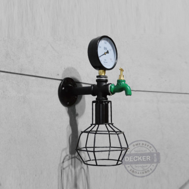 [Last] 壓力水管壁燈 - Loft工業風設計燈飾 工廠水表造型