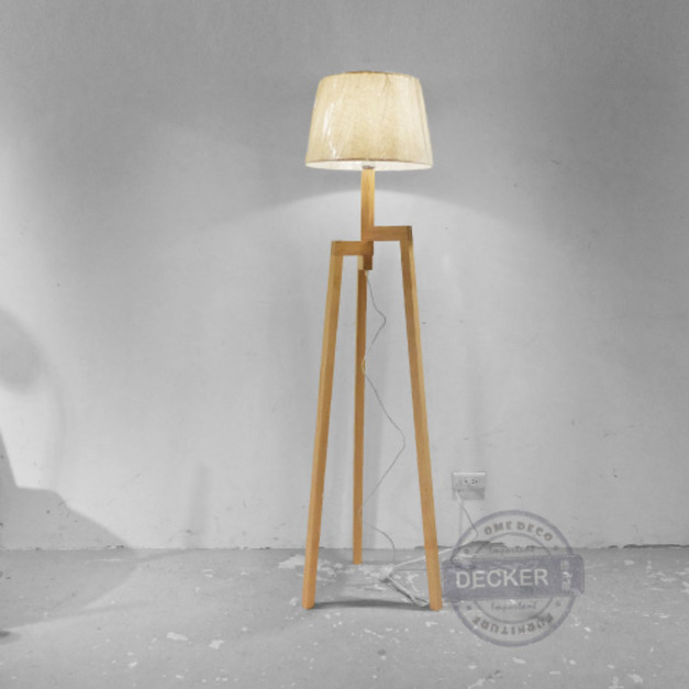 史萊特立燈 - 北歐風格家居 Nordic Style 實木落地燈