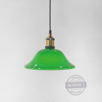 綠波吊燈 鈴鐺 - 復古燈飾 Vintage老空間 70年代玻璃