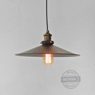 [Last] RH圓盤吊燈 - 經典工業風 黃銅金屬 鍋蓋鐵件