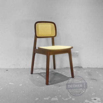 芮特餐椅 (原/深) - 網狀編織 藤編藝術 老式現代