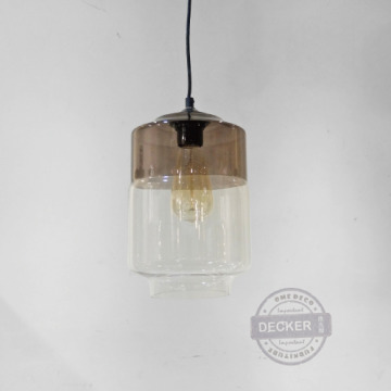 純粹吊燈 B款 - 北歐風燈飾 金屬玻璃混搭風