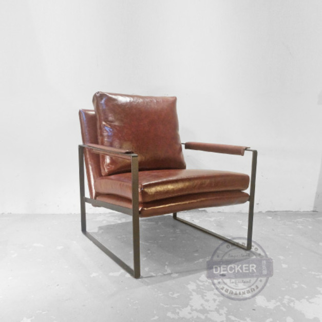 船長沙發 (深咖) - 經典復古 老式設計 寬大版 單人休閒椅