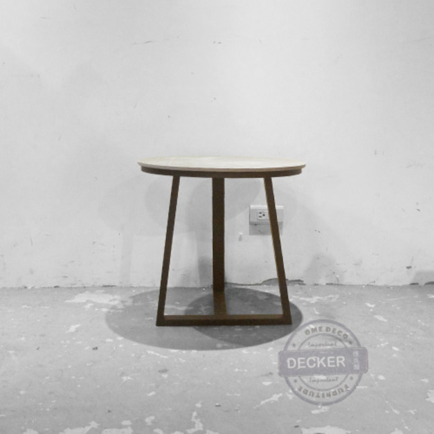 沉石T字邊几 - 石板設計家具 灰岩清水模