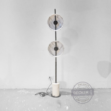 光暈落地燈 - 大理石立燈 氣氛照明  藝術燈飾