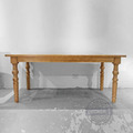 法式鄉村餐桌(羅馬柱) 180cm - Vintage法式復古風 實木長桌