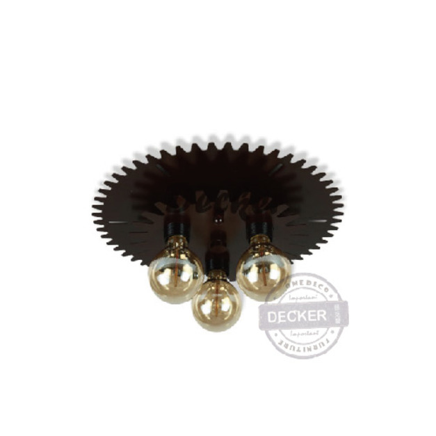 齒輪吸頂燈 - Loft工業風燈飾 愛迪生工業燈具