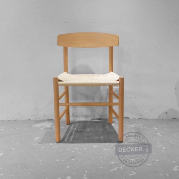 J39餐椅(原木/胡桃木) - 北歐風 木頭家居 設計餐椅書房椅