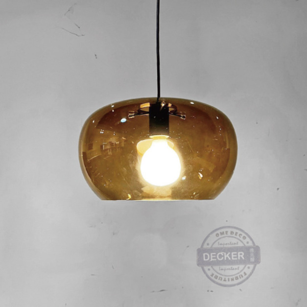 帕瑪森吊燈 (茶/煙/透) - 浪漫氣氛 玻璃設計