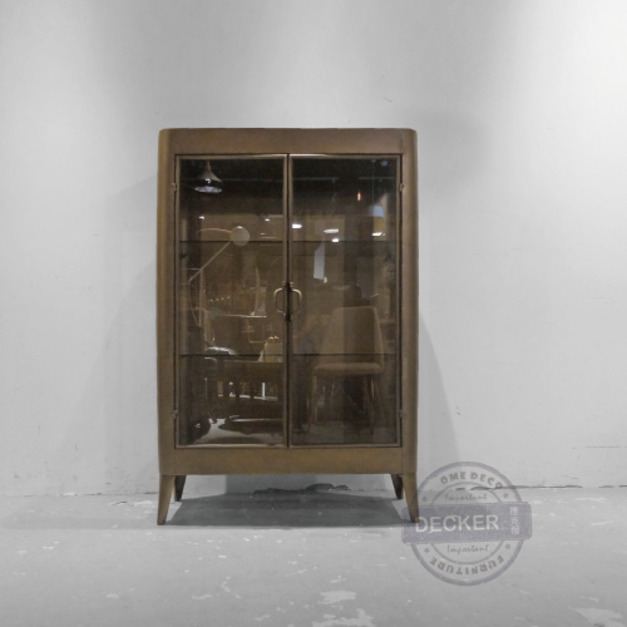 金閣展示矮櫃 - 透明玻璃收納櫃 工業風格設計家具