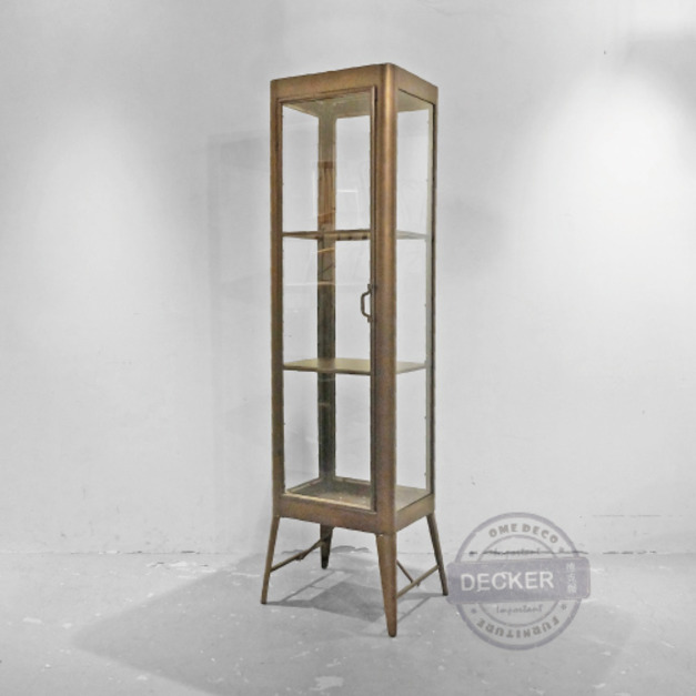 金閣展示高櫃 - 透明玻璃收納櫃 工業風格設計家具